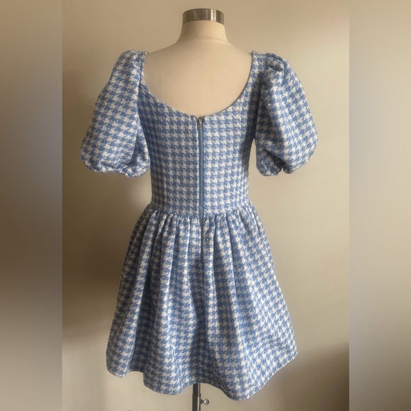 New Sofie the Label Paloma Houndstooth Dress Size Small - Picture 3 of 5